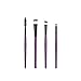 Lookatool 8Pcs Cosmetic Eyebrow Eyeshadow Brush Makeup Brush Sets Kits Tools (Purple)