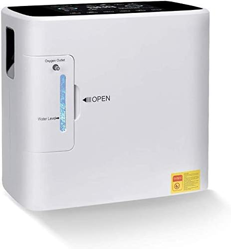 LHYCM Portable Oxygen Concentrator Generator 1-6l/min 30-90% (±3%) Oxygen Machine Home 90% High Purity for Home Travel Car Use(220V)
