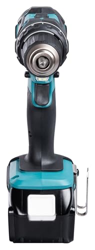 Makita DDF482RFJ Cordless Drill 18 V / 3.0 Ah, 2 Batteries and Charger in MAKPAC Black, Blue