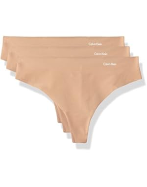 Women's 3 Pack Invisibles Thong Panty