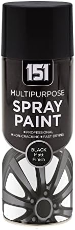Paints 400ml Black Matt All Purpose Interior Exterior Spray Paint Wood Metal