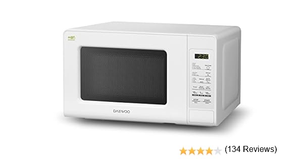 Daewoo KOR-6F0BDUO Microondas, 20 litros, sin Grill, Color Blanco ...