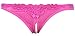 Simplicity Women Sexy Open Crotch Lingerie Pearl Bead G-String Thong Lace Panty