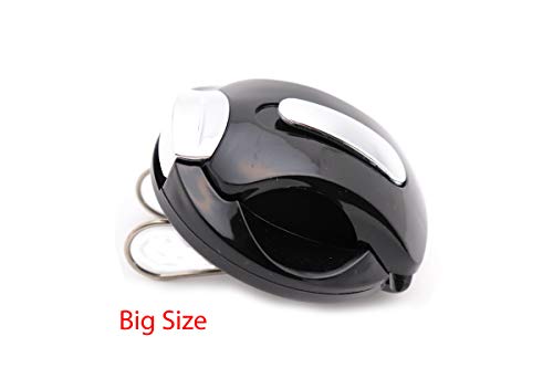 Universal Car Visor Hang Clip Never Look for Sunglasses PEN Accessorie Holder Big (BLACK)