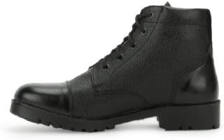 Armstar Men's Black Leather Ankle Boots