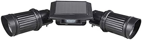 WXGTIN Solar Light 14Led Double Head Spotlight Induction Safety Light Wall Light Outdoor Ip65 Adjustable Waterproof Motion Sensor Wireless Garden Light, White Light