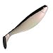 Blue Water Candy - Rock Fish Candy 8 oz & 4 oz Mojo Lure Loaded with 9-Inch Swimbait Shad Bodies Tandem Parachute Rigged & Ready (Black Mojo on Pearl White & Black Shad)