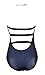 MiYang Women's Vintage Printing One-piece Swimsuit Bathing Swimwear