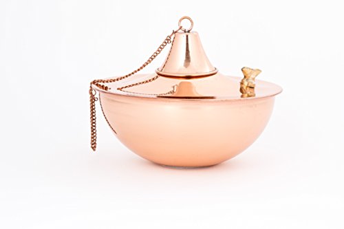 Legends Direct Maui Tabletop, Landscape Torch, Patio Light, Tabletop Lantern, Lighting (Smooth Copper) - Thumbnail 3