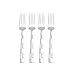 International Silver 5108515 Checkered Frost Stainless Steel Flatware, 20-Piece Set, Service for 4