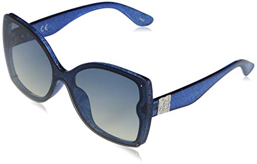 Jessica Simpson Women's J5796 Glittered Oversized Butterfly Sunglasses with UV4…