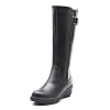 Comfy-Moda-Womens-Waterproof-Winter-Boots-Leather-Fur-Lined-Side-Zipper-Jade