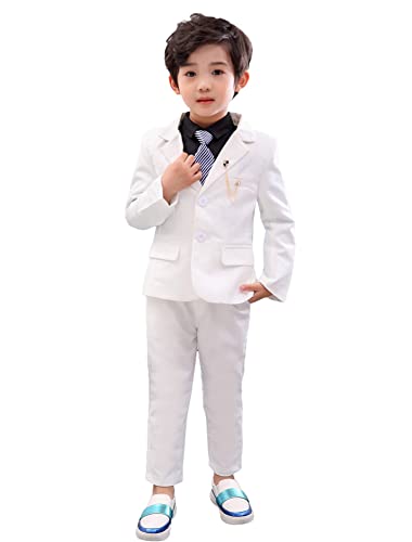 LOLANTA 2 Piece Suit Set Boys Blazer and Pants Set Leisure Clothes or Wedding Party Dress 2-13 Years