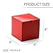 GSSUSA Small Gift Boxes 50-Pack 4x4x4 Red Gift Boxes with Lids for Gifts, Crafting, Cupcake Boxes, Individual Cupcake Containers, Wedding Party Favor