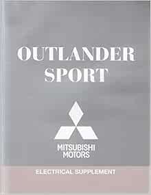 2011 Mitsubishi Outlander Wiring Diagram Manual Original: Mitsubishi