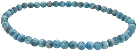 4mm Apatite Gemstone Energy Bracelet, #6489