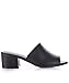 RF ROOM OF FASHION Women's Low Slip on Slide - Open Toe Mules - Comfortable Everyday Block Heel Sandals - Trendy Slipper Shoe