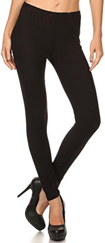 Womem's Ankle Length Black Leggings Jeggings - One Size Fits All
