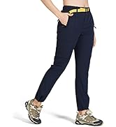 NORTHYARD Women's Hiking Cargo Pants with Zipper Pockets, Lightweight Water-Resistant Pants UPF f...