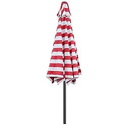 ABCCANOPY Durable Patio Umbrellas 10' Red&White