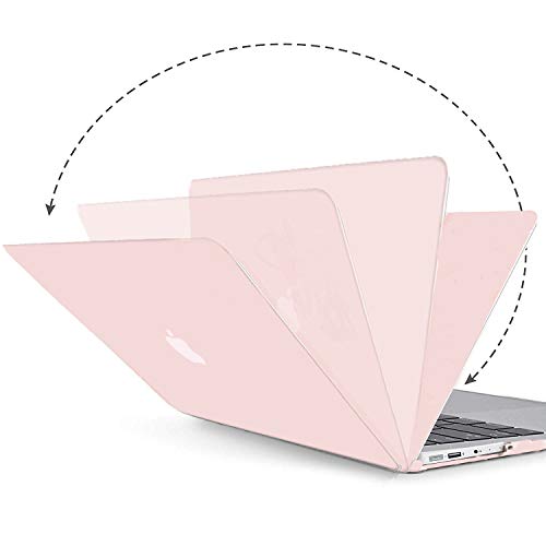 MacBook Air 13 Inch Case Old Version 2010-2017, Anban Slim Clear Plastic Hard Shell Case & Sleeve Case & Keyboard Cover & Screen Protector Compatible for MacBook Air 13 Inch (A1369 and A1466)