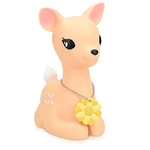Navaris Deer Night Light Battery Powered Color Changing LED Lamp for