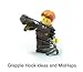 Lego Parts: Grappling Hook (PACK of 2 - DBGray)