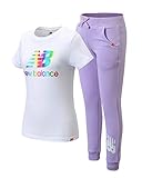 New Balance Girls' Jogger Set - Short Sleeve