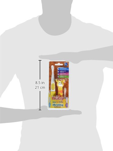 Nuby Electric Toothbrush with Animal Character, Giraffe