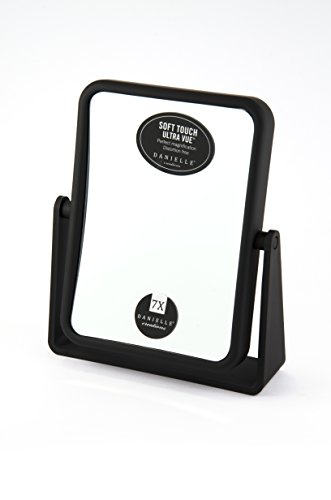 Danielle Soft Touch 7X Rectangular Mirror, Matte Black