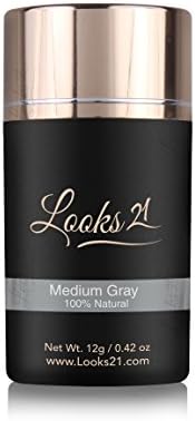 Looks21 Hair Loss Concealer (0.42 oz, Medium Gray)
