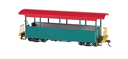 Bachmann BAC26001 On30 Spectrum Excursion Car, Green/Red Roof