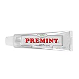 PREMINT Premium Natural Herbal Toothpaste - Peppermint Oil Based, Artificial Chemical Free, Green Gel Type Toothpaste (1 Pack)