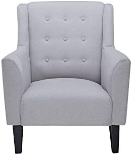 UrbanMod Arbus Midcentury Modern Armchair Light Gray