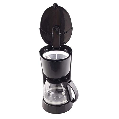 JSMY Filterkaffeemaschine-Schwarz/Amerikanische Kaffeemaschine/Filterkaffeemaschine mit Glaskessel/abnehmbarem Trichter… – Bild 4