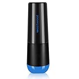 Plastic Travel Toothbrush Holder Case, Antibacterial Eco Toothbrush Holders Storage Containers, Portable Electric Toothbrush Carrying Case for Traveling Women Men - Black