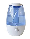 GENIANI Humidifiers - 4L Ultrasonic Cool Mist Humidifier for Bedroom / Home with Night Light - Best Whole House Vaporizer - Large Water Tank - Auto Shut Off & Filter-Free - Gift Box