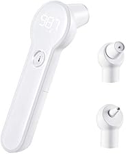 Termómetro de frente Purea, termómetro de oído, termómetro infrarrojo para adultos y niños, termómetro digital para Fe