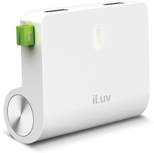 iLuv Rock Wall Wall Charger for iPhone 4/5/iPad/iPod Nano/iPod Touch – 3.1 Amps, Black