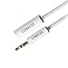 Cabos 3.5mm Male to Female Universal Auxiliary Audio Extension Cable, 6.5 Feet, White