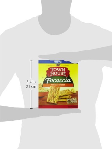 Keebler, Town House Focaccia, Crackers, Tuscan Cheese, 9 oz