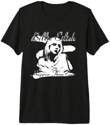 Billie Eilish T Shirt Purple Illustration Official Unisex White
