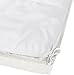 Amazon Brand – Pinzon Pinch-Pleat Duvet Cover Set, King, White