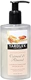 Yardley London Luxurious Hand Soap Traditional Oatmeal & Almond 8.40 oz (Pack of 4)