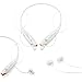 GEARONIC TM Wireless Sport Stereo Headset Bluetooth Earphone headphone for Samsung LG iPhone -White