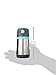 Thermos Foogo Vacuum Insulated Stainless Steel 10-Ounce Straw Bottle, Charcoal/Teal