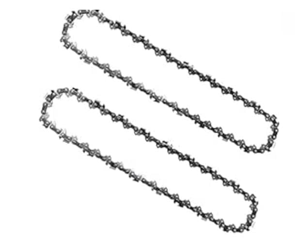SWANSOFT 2 x 6 inch mini replacement chainsaw chain, cordless chainsaw chains for carbon steel, portable electric chainsaw CS-1 / CS1-1S (2)