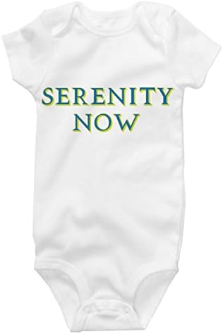 Serenity Now Seinfeld Costanza Parody Cute Onesie Adorable Funny Baby Bodysuit (18 months)