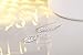 IRIS GEMMA Ear Cuff Earrings,Cartilage Leaf Earrings Plated with Platinum,Ear Crawler Earrings,Ear Climber Earrings,Hypoallergenic Ear Jacket Earrings for Women,IG002