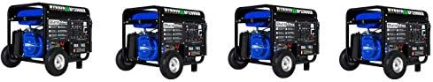 DuroMax 12,000 Max 9,500 Running Watts Dual Fuel Electric Start Portable Generator, XP12000EH (Pack of 4)
